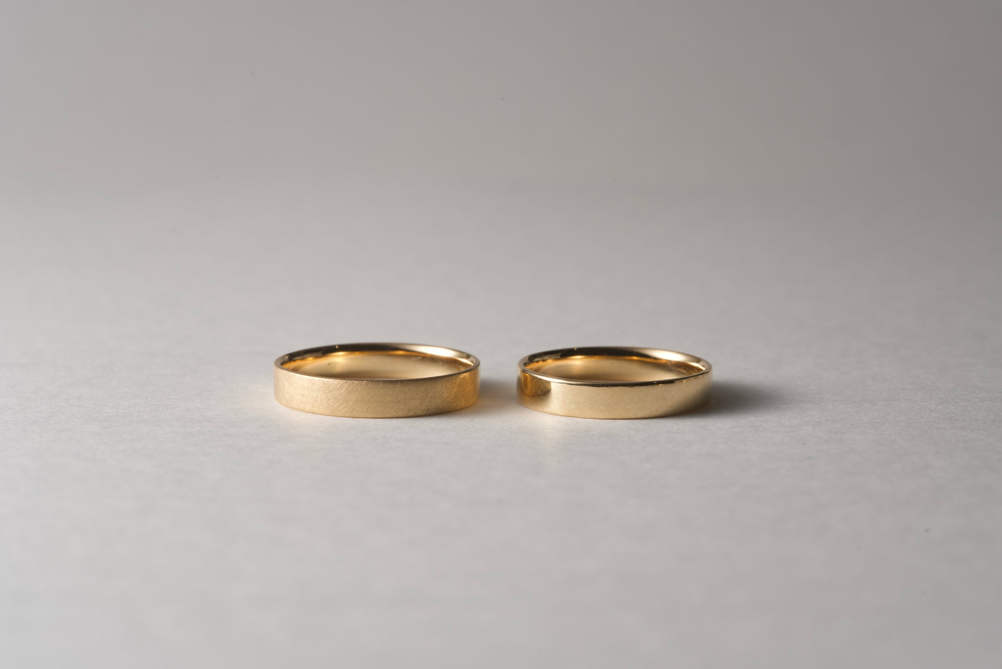18K gold plate ring / 4.2mm