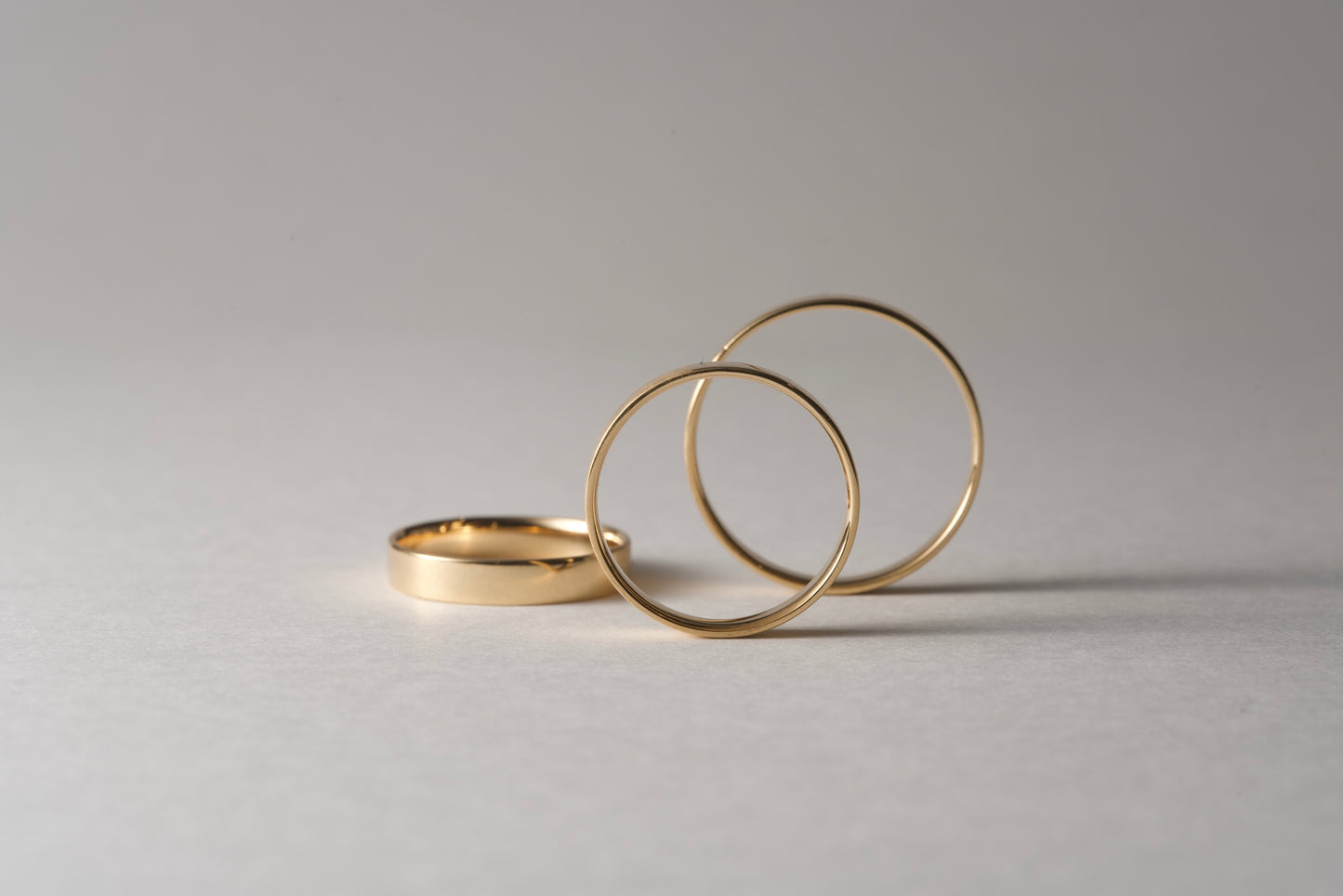 18K gold plate ring / 4.2mm