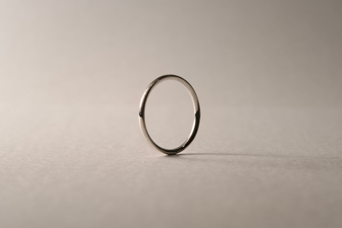 【new】銀の華奢な指輪 / 1.5mm