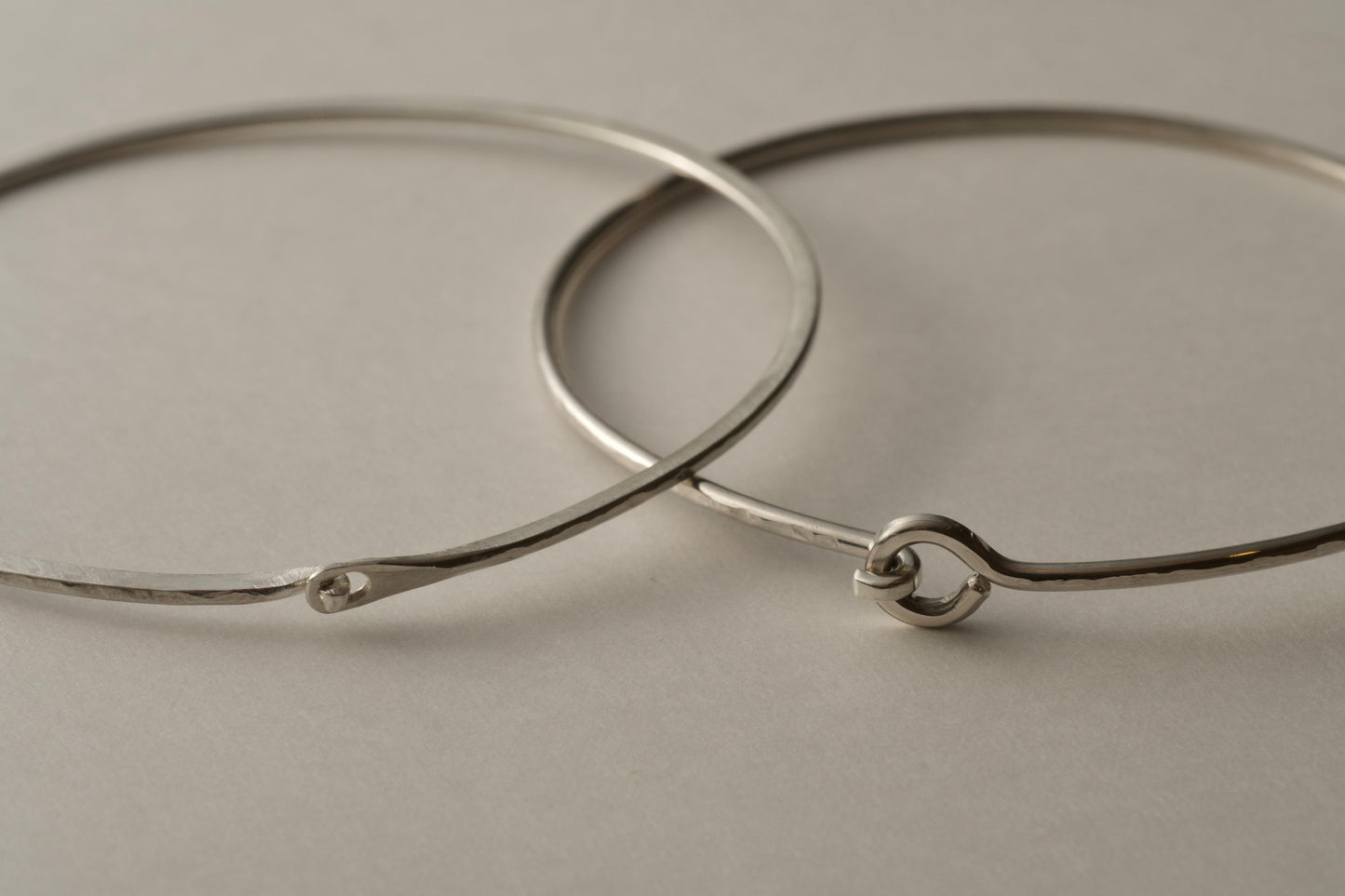 Hammered Bracelet / Bent Hook