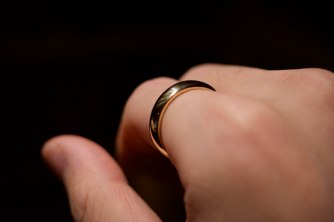 K18 Classic Ovel Ring / 5.0mm