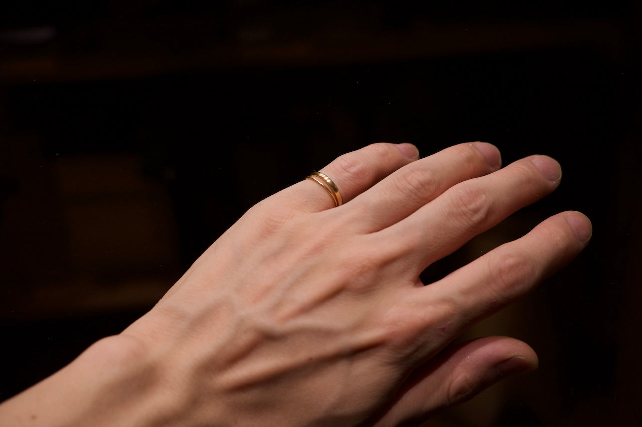 K18 Classic Oval Ring / 2.0mm