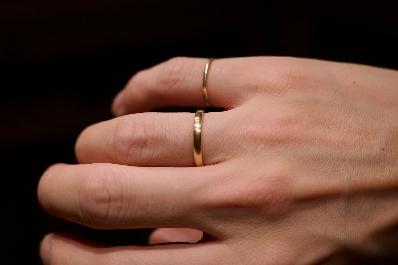 K18 Classic Oval Ring / 2.6mm