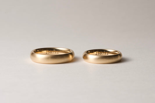 K18 Classic Oval Ring / 3.8mm