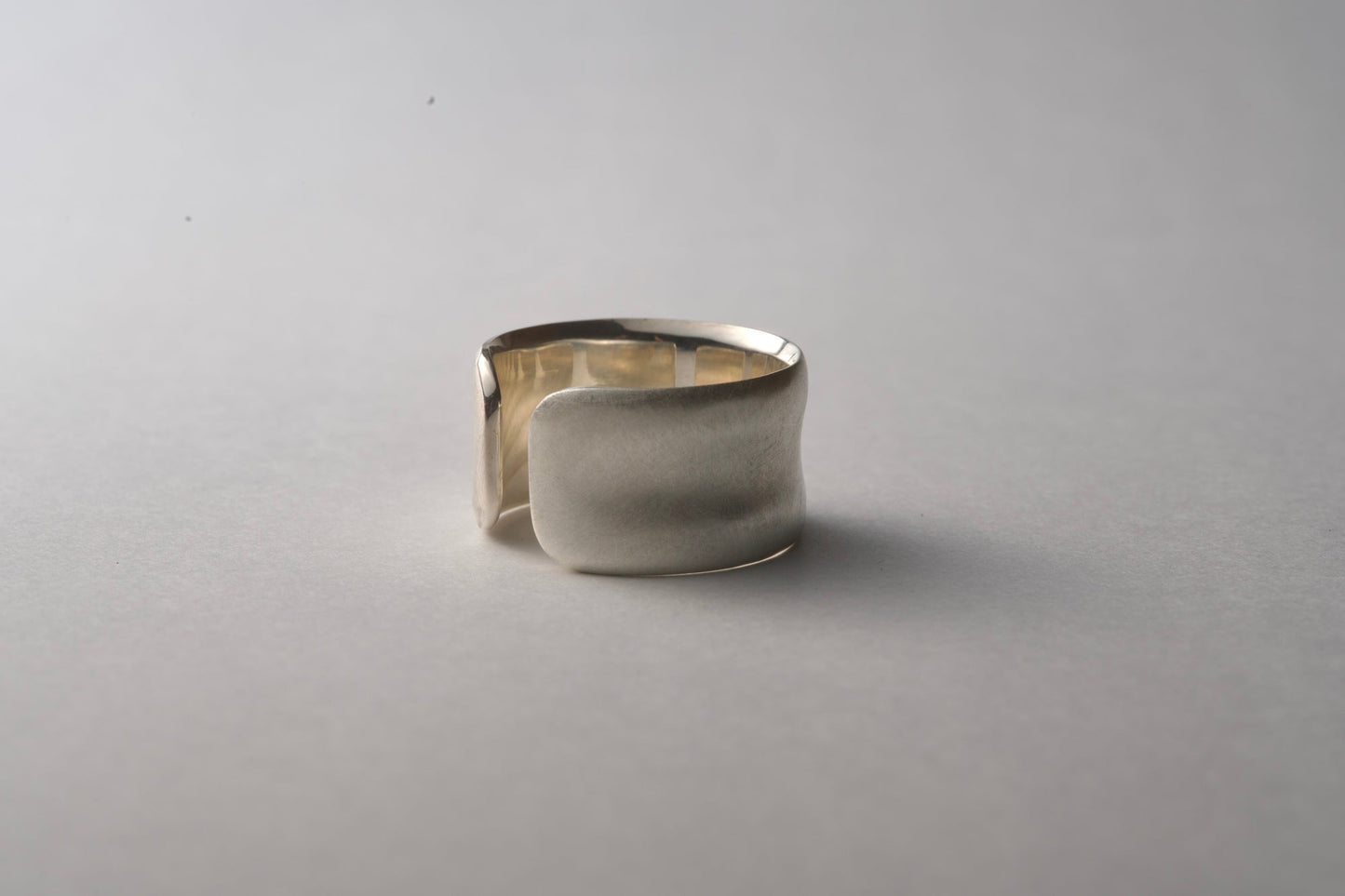 Large silver ring / 12.0mm
