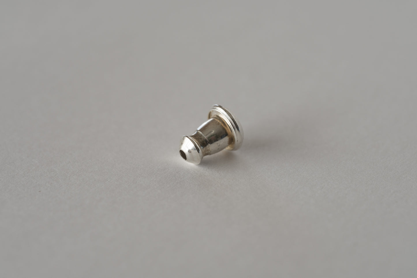 Silver rice grain earrings / 1 grain
