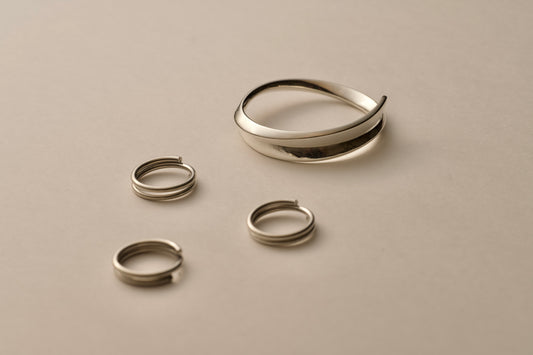 〔004〕Silver Key Loop 本体と専用二重カン