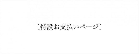 [Special payment page]