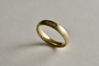 〝K18 Classic Oval Ring〟のサンプルレンタル