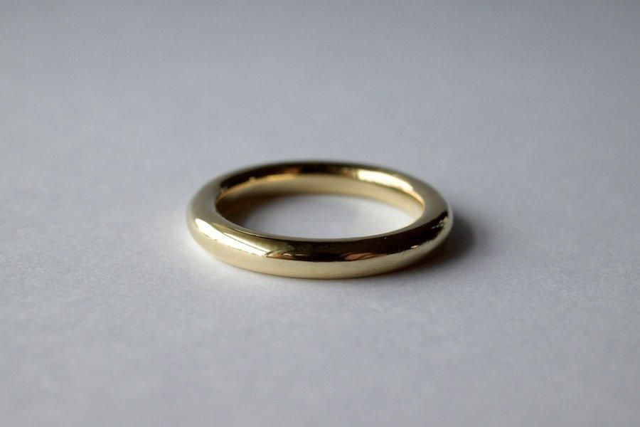 Brass round wire ring / 3.0mm [In stock]