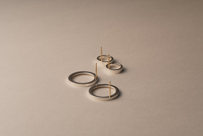 銀のリングピアス / ひとつ