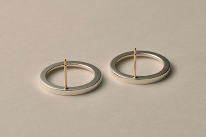 銀のリングピアス / ひとつ