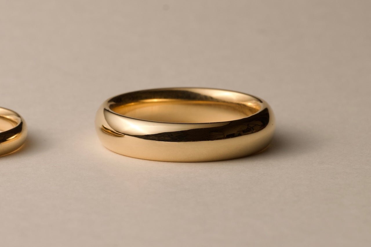 K18 Classic Ovel Ring / 5.0mm