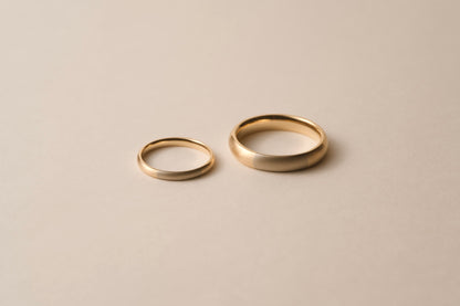 K18 Classic Oval Ring / 2.0mm