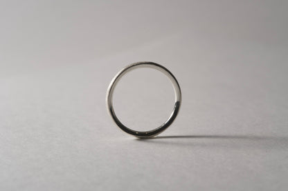 Silver round ring / 2.0mm