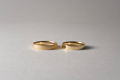 18K gold plate ring / 4.2mm