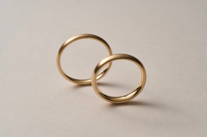 K18 Classic Oval Ring / 2.6mm