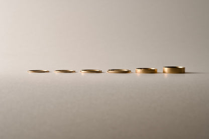 18金の華奢な指輪 / 1.0mm