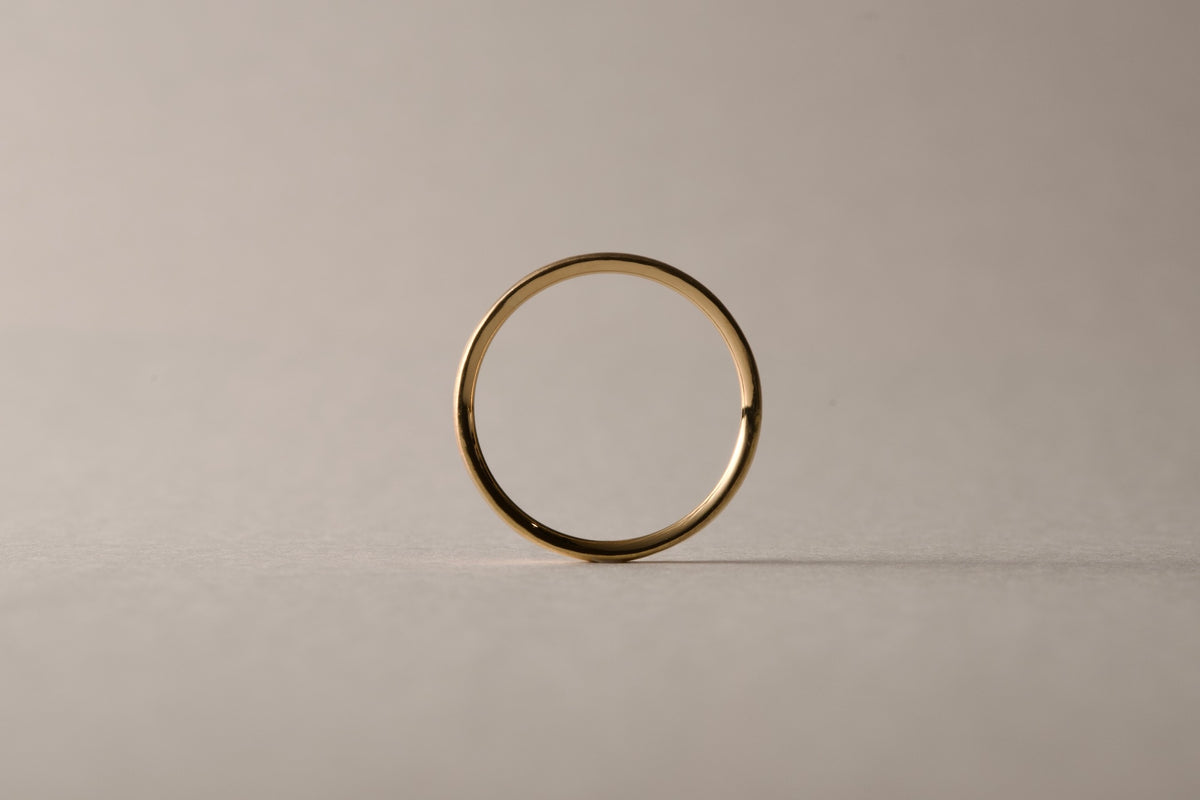 18金の華奢な指輪  / 1.5mm