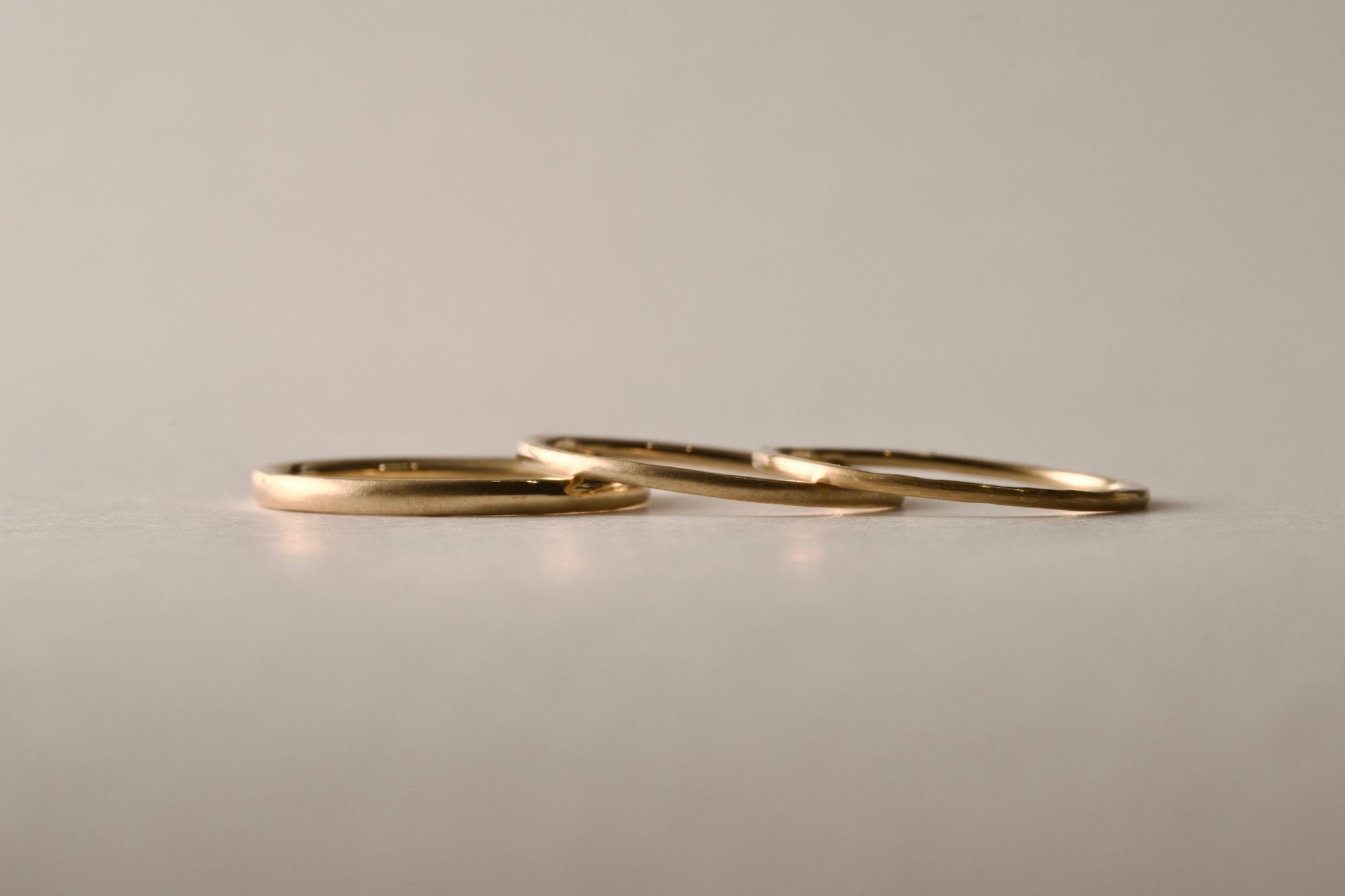 18金の華奢な指輪 / 1.5mm – dzdz Online Store