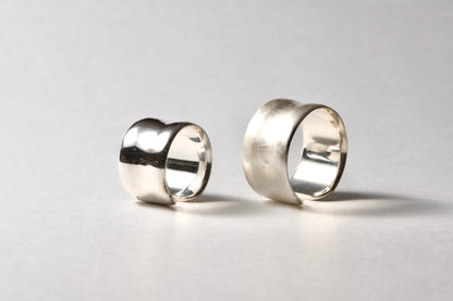 大振りな銀の指輪 / 12.0mm