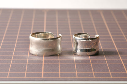 大振りな銀の指輪 / 12.0mm