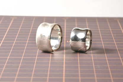 大振りな銀の指輪 / 12.0mm