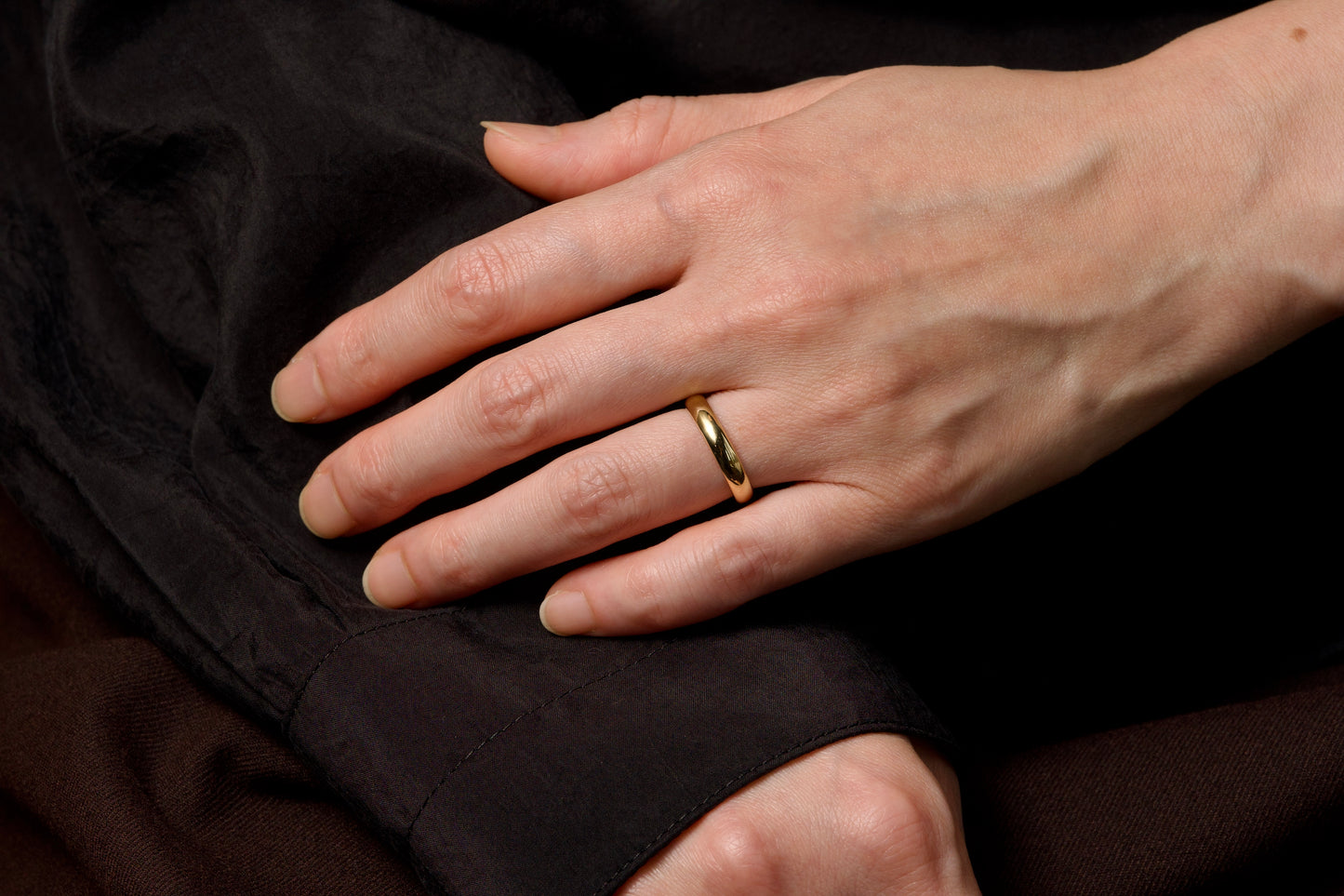 K18 Classic Oval Ring / 3.2mm