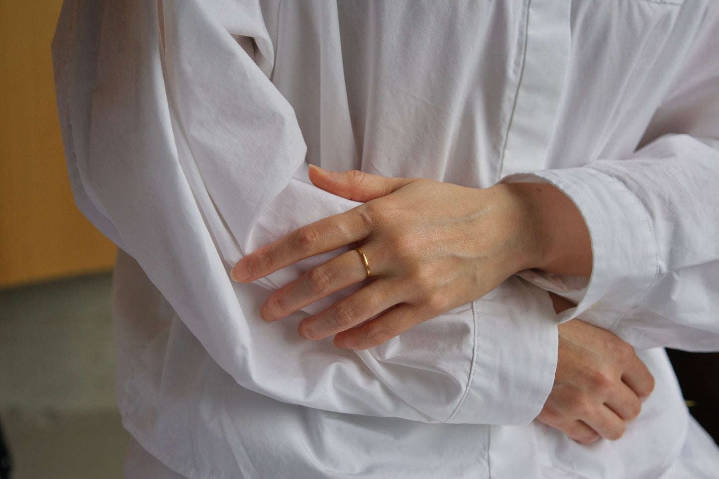 18金の華奢な指輪  / 1.5mm