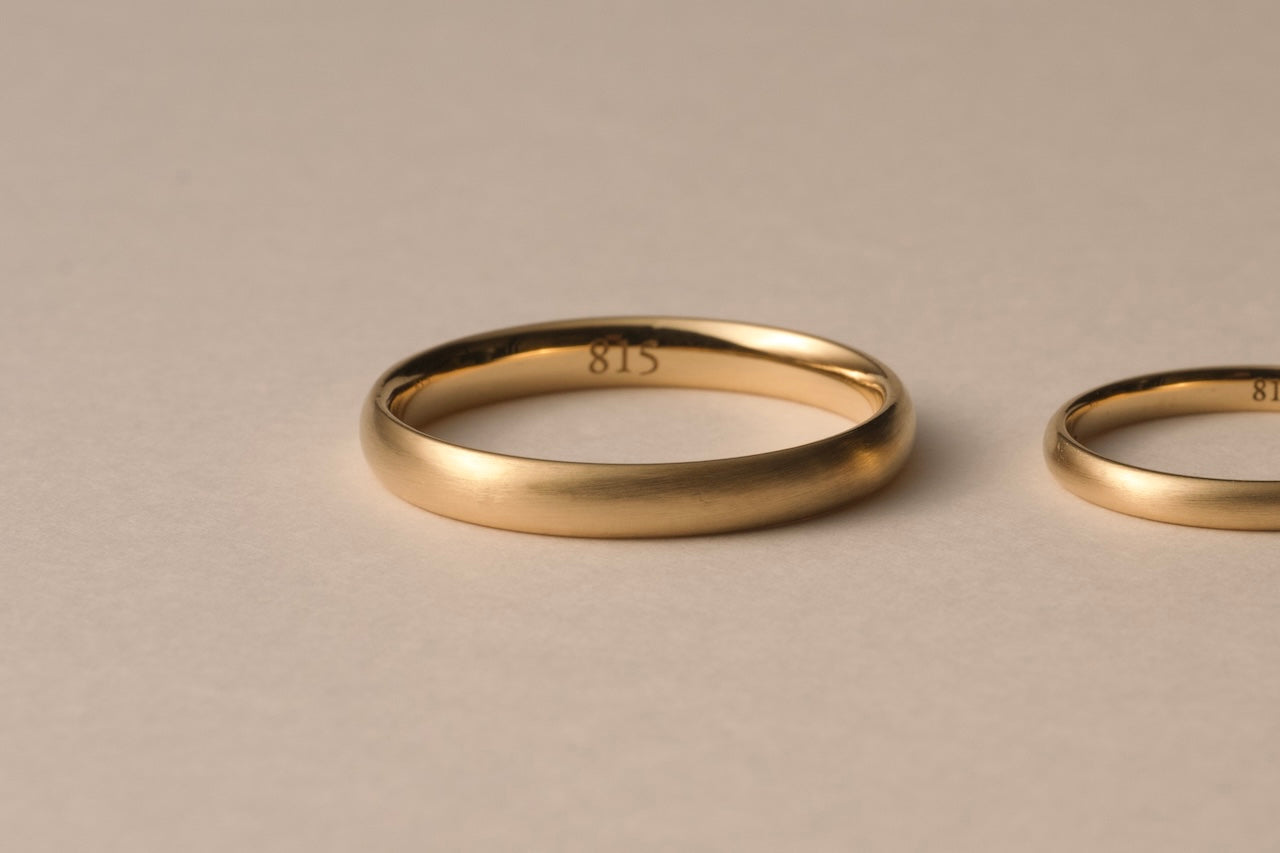 K18 Classic Oval Ring / 3.2mm