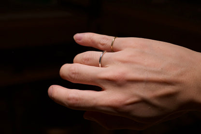 銀の丸い指輪 / 2.0mm