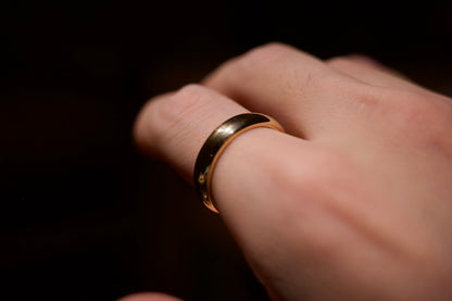 K18 Classic Ovel Ring / 5.0mm