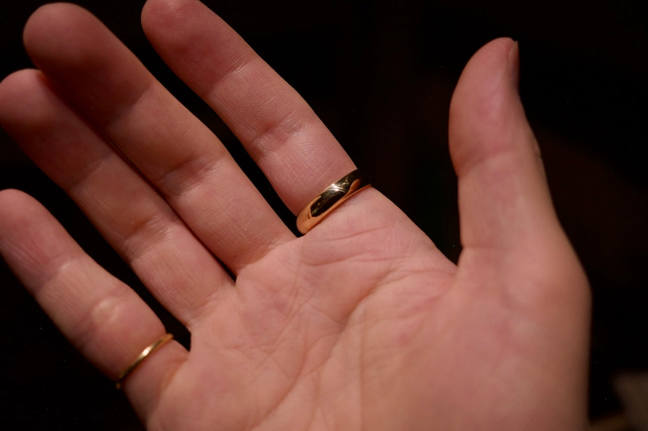 K18 Classic Ovel Ring / 5.0mm