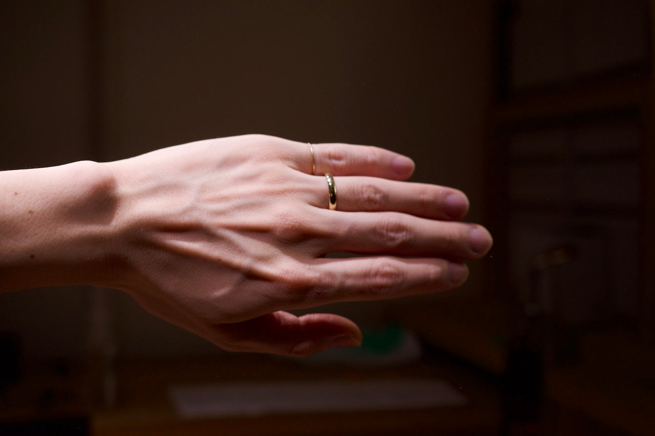 K18 Classic Oval Ring / 3.2mm