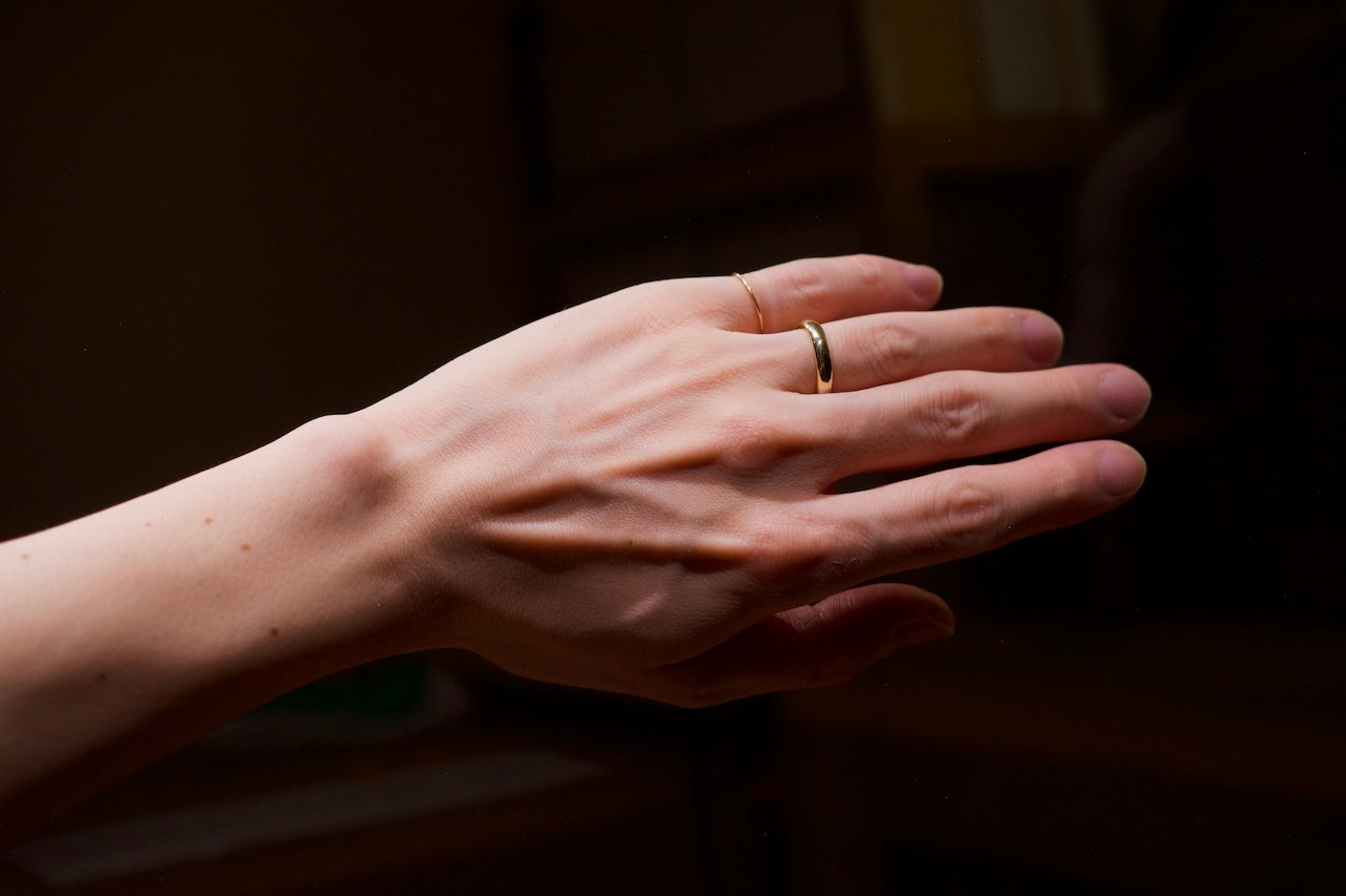 K18 Classic Oval Ring / 3.8mm