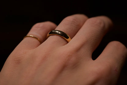 K18 Classic Oval Ring / 4.4mm