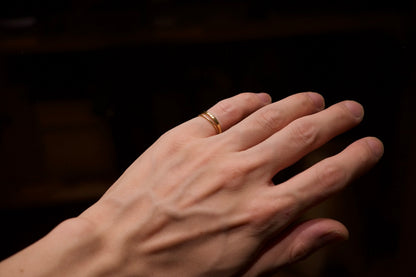 K18 Classic Oval Ring / 2.0mm