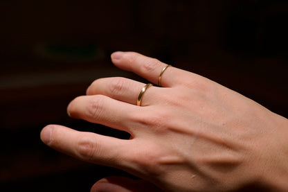 K18 Classic Oval Ring / 2.6mm