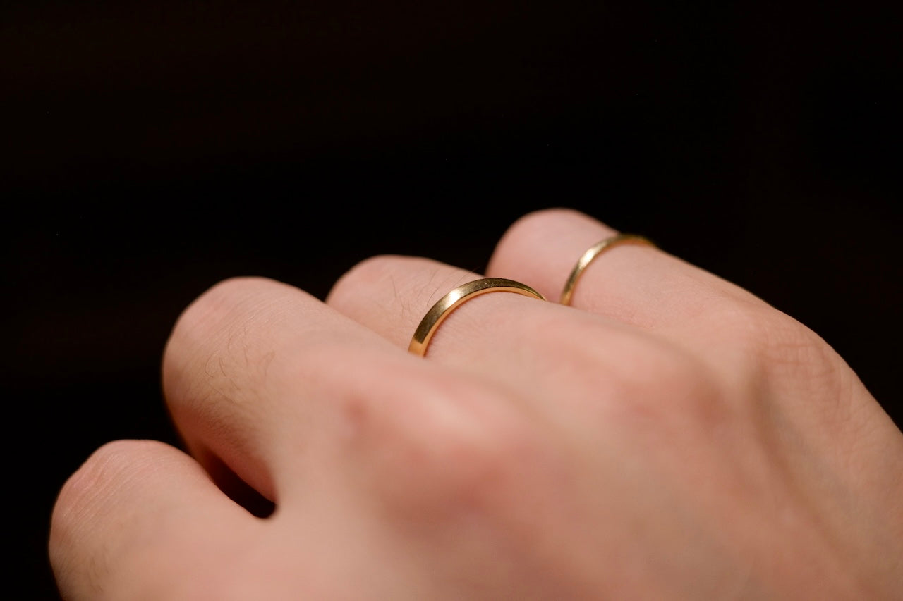 K18 Classic Oval Ring / 2.6mm