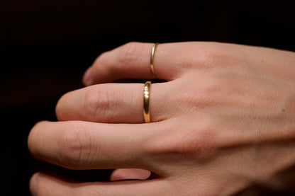 K18 Classic Oval Ring / 2.6mm