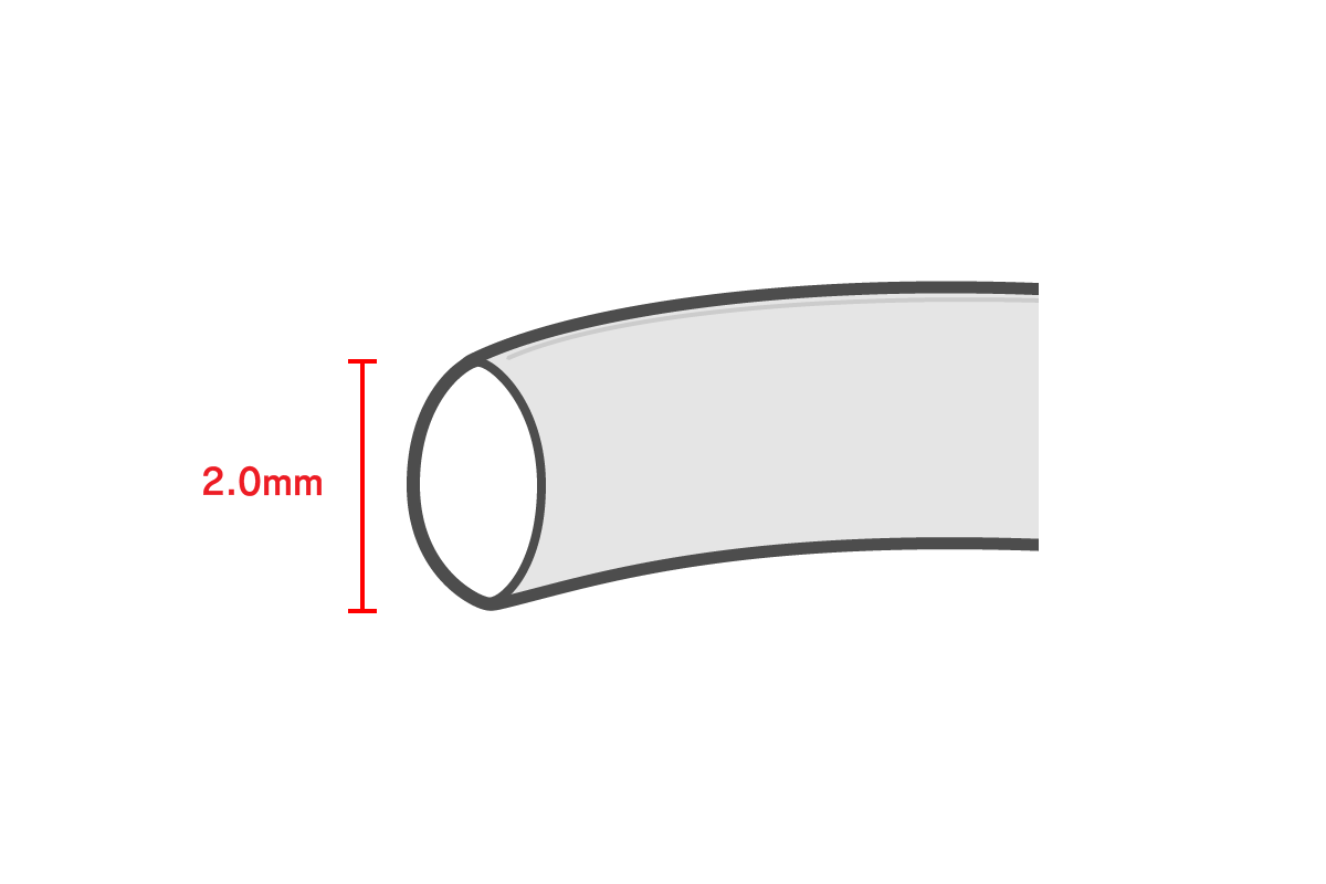 K18 Classic Oval Ring / 2.0mm