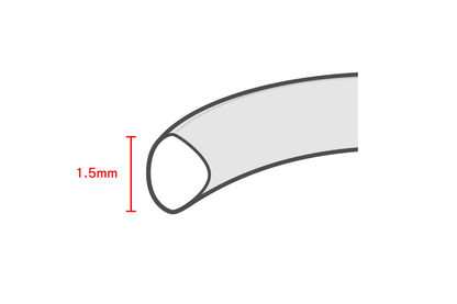 18金の華奢な指輪  / 1.5mm