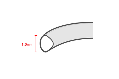 18金の華奢な指輪  / 1.0mm