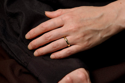 K18 Classic Oval Ring / 3.2mm
