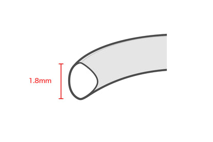 18金と銀の指輪 / 1.8mm