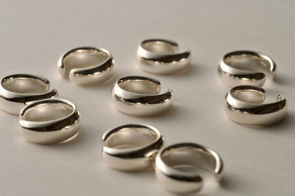 Glossy ear cuffs