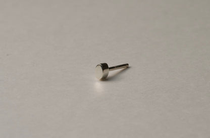 Silver rice grain earrings / 1 grain