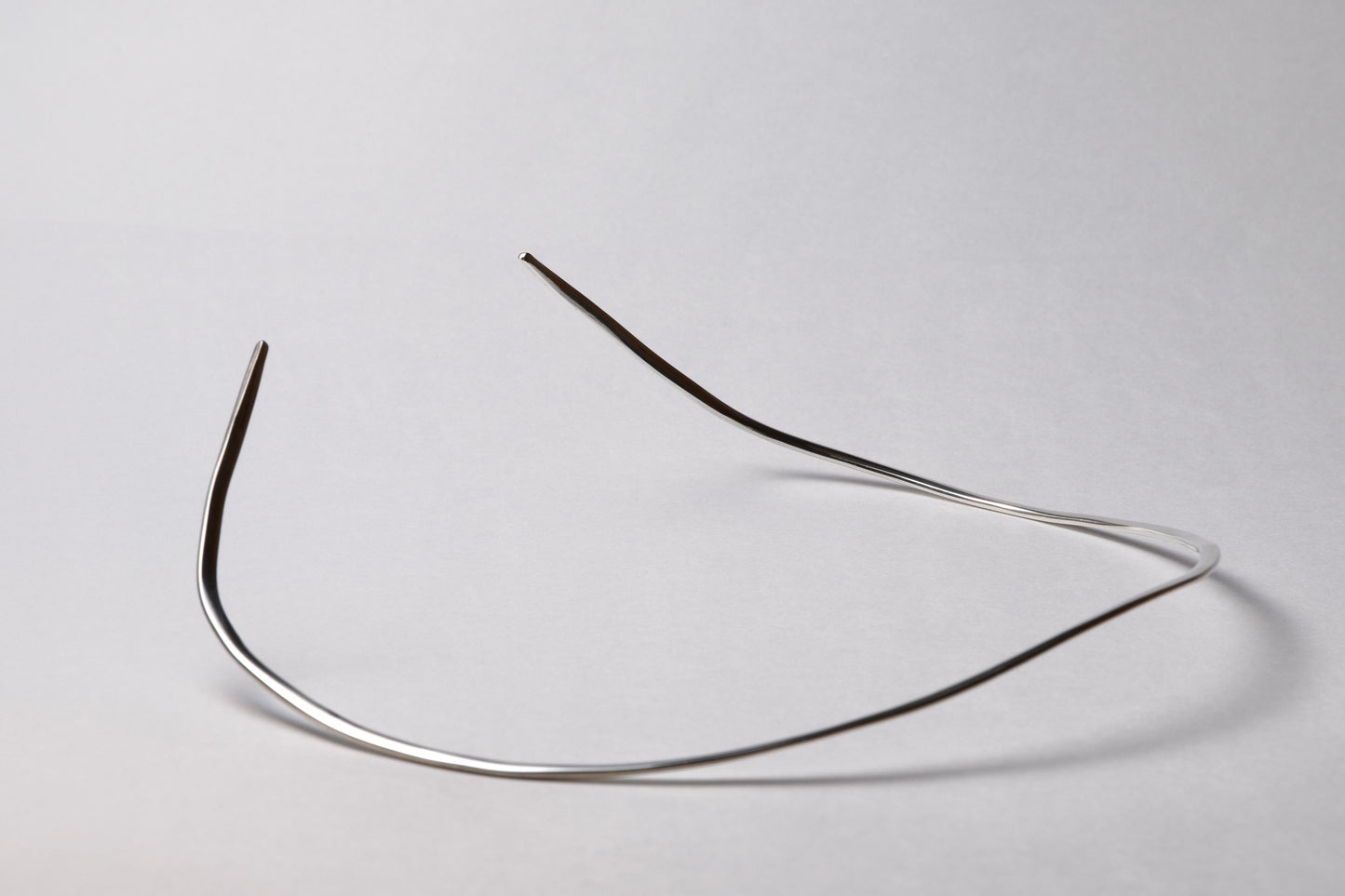 [New] Silver Flat Choker