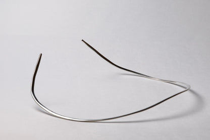[New] Silver Flat Choker