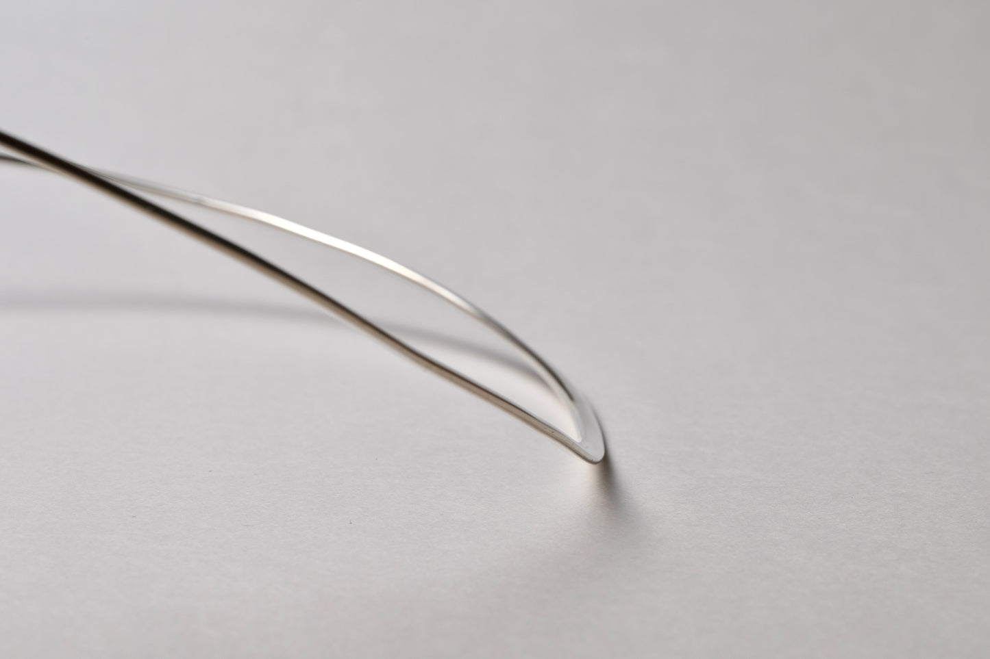 [New] Silver Flat Choker